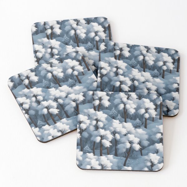 Item preview, Fluffy Winter Trees Texture designed and sold by raviolli000.