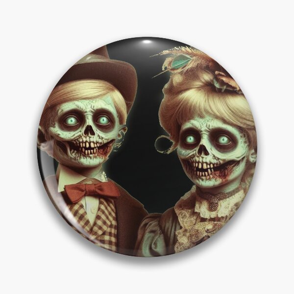 Item preview, Eerie skeleton child with flowers, butterflies, and haunting stare. designed and sold by freackly.
