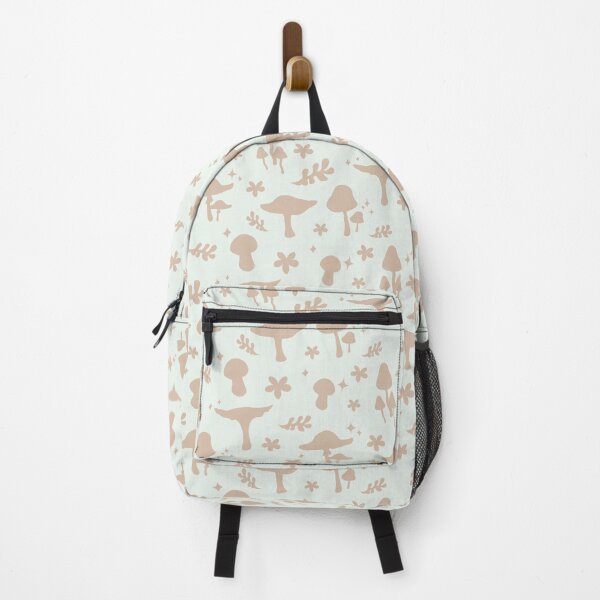 Item preview, Woodland Mushrooms Pastel Silhouette Pattern (Beige) designed and sold by Nyatimira.