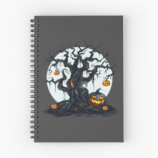 Item preview, Scary Tree With Pumpkins Halloween designed and sold by ShadowOfNature.