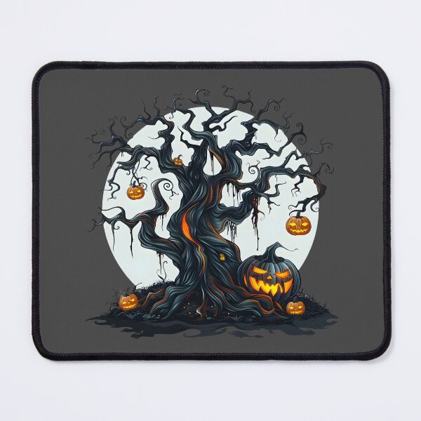 Item preview, Scary Tree With Pumpkins Halloween designed and sold by ShadowOfNature.