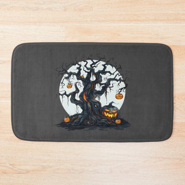 Item preview, Scary Tree With Pumpkins Halloween designed and sold by ShadowOfNature.