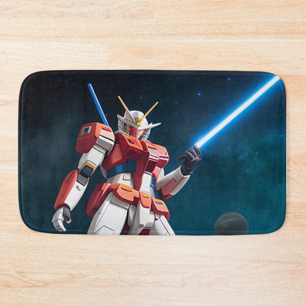 Item preview, mecha robot jump over sea (red gundam like) designed and sold by Leo-Fein.