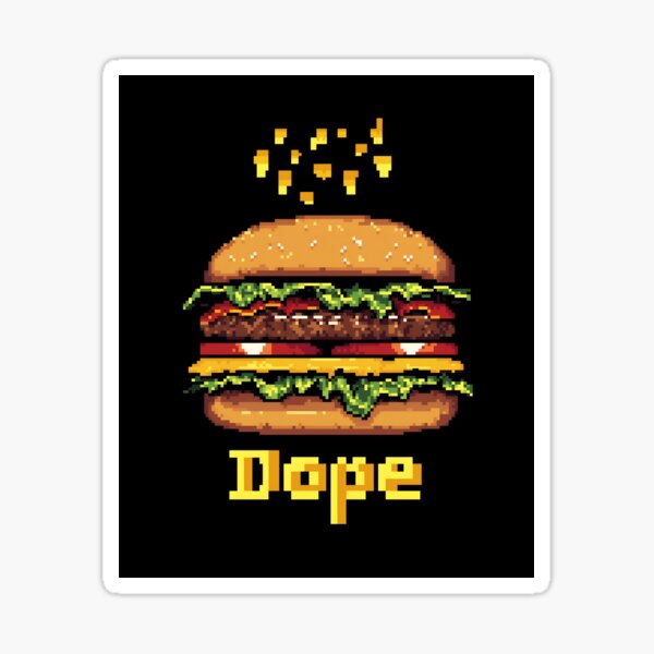 Item preview, 8bit Burger 1 designed and sold by Desiredobsolete.