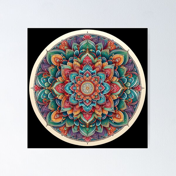 Item preview, Kaleidoscope Bloom designed and sold by pumsquare.