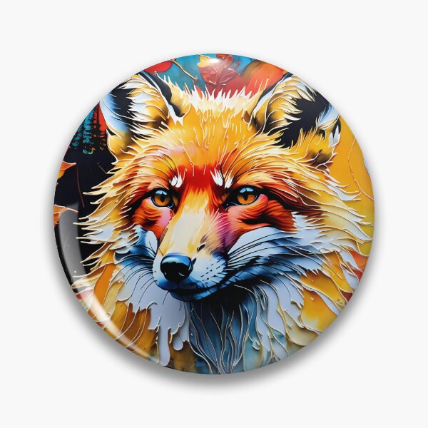 Item preview, Encaustic Fox designed and sold by LilithsDesires.