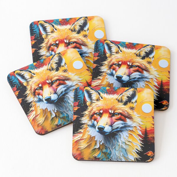Item preview, Encaustic Fox designed and sold by LilithsDesires.