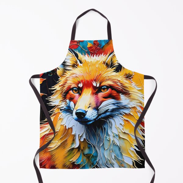 Aperçu de l'œuvre Renard à l'encaustique créée et vendue par LilithsDesires.