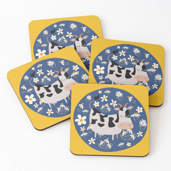 Item preview, Cute daisy cow designed and sold by AnulaArt.
