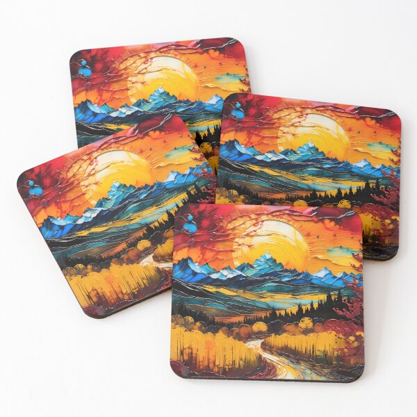 Item preview, Encaustic Landscape designed and sold by LilithsDesires.