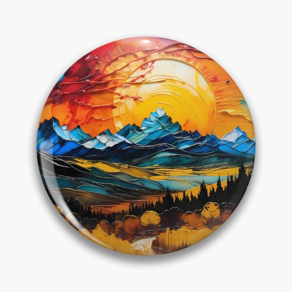 Item preview, Encaustic Landscape designed and sold by LilithsDesires.