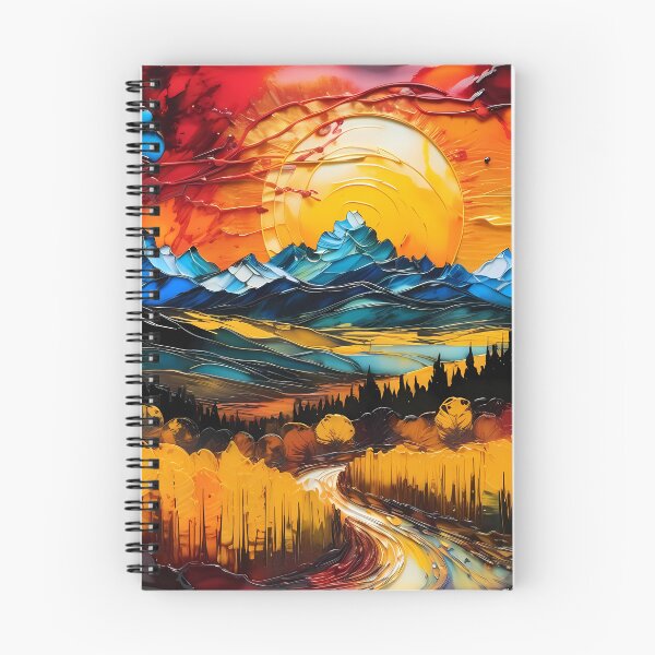 Item preview, Encaustic Landscape designed and sold by LilithsDesires.