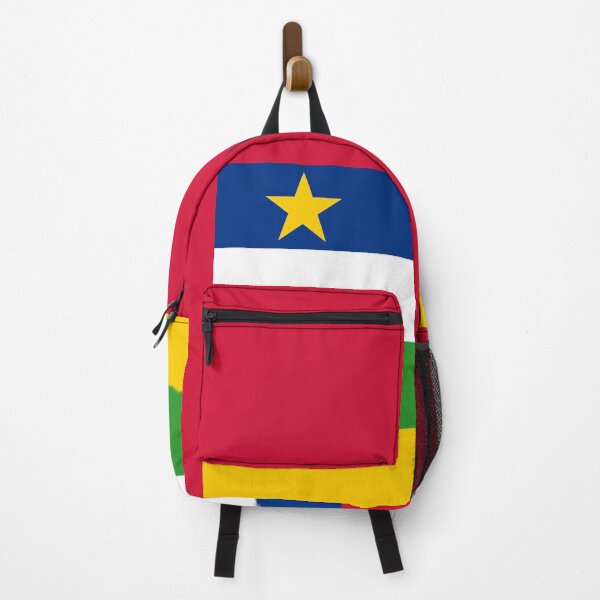 Item preview, Central African Republic Flag: Unity and Peace in Colors designed and sold by communedesigns.