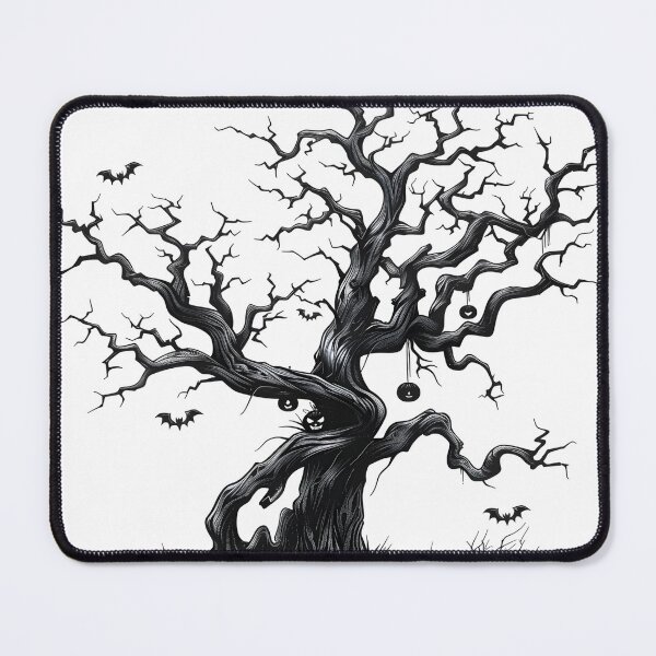Item preview, Scary Halloween Tree designed and sold by wordflowgames.