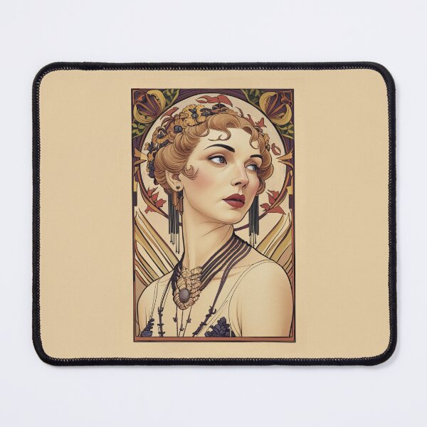 Item preview, Art Deco Female Illustration designed and sold by Angry Swan Designs.