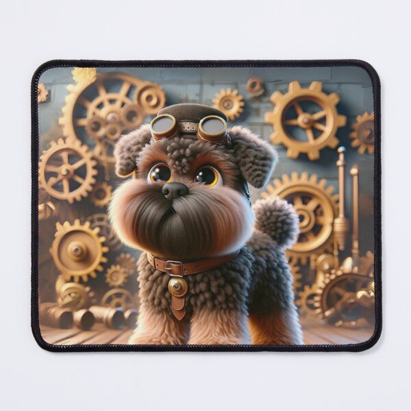 Item preview, Steampunk Bouvier Des Flandres designed and sold by Sillytoe.