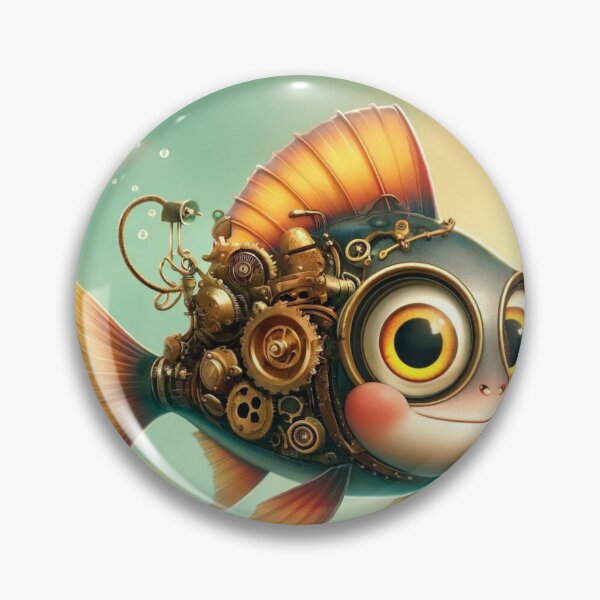 Item preview, Steampunk Bowfin designed and sold by Sillytoe.