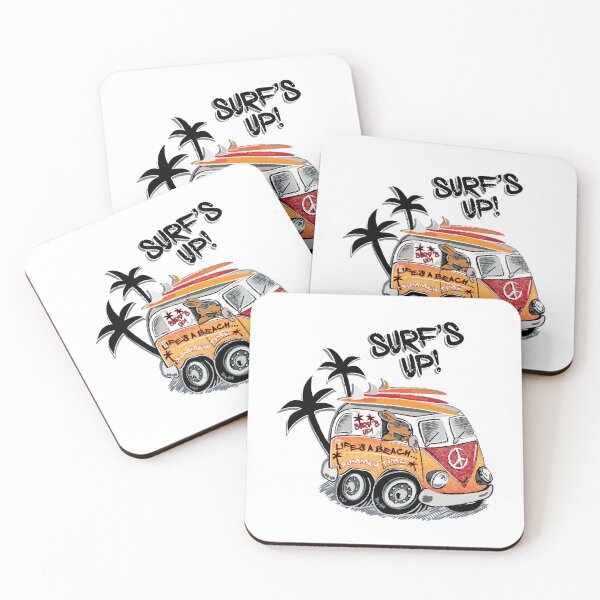 Item preview, KOMBI - Surf's Up! (sku#2) designed and sold by charactergirl.