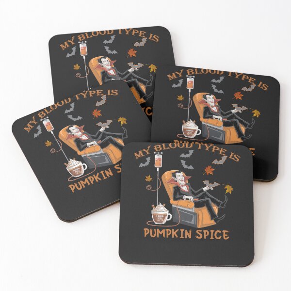 Item preview, Halloween My Blood Type Is Pumpkin Spice Vampire designed and sold by tamdevo1.