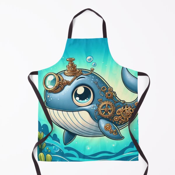 Item preview, Steampunk Bowhead Whale designed and sold by Sillytoe.