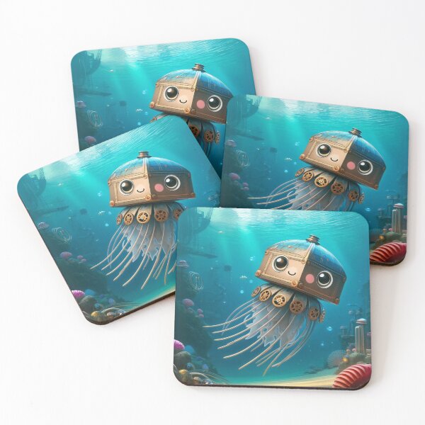 Item preview, Steampunk Box Jellyfish designed and sold by Sillytoe.