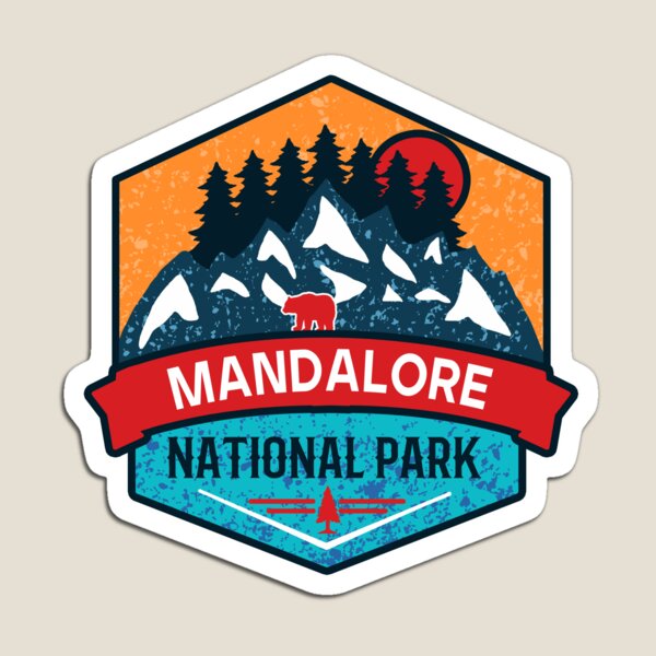 Vista previa del artículo con la obra «Parque Nacional Mandalore», diseñado y vendido por Nature-Book.