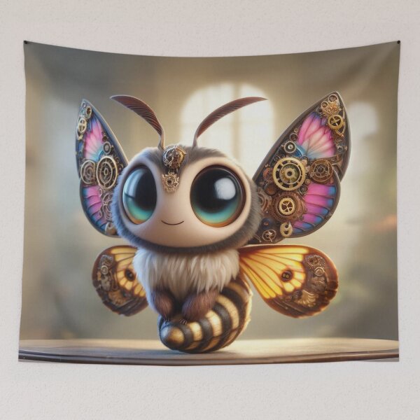 Item preview, Steampunk Box Tree Moth designed and sold by Sillytoe.