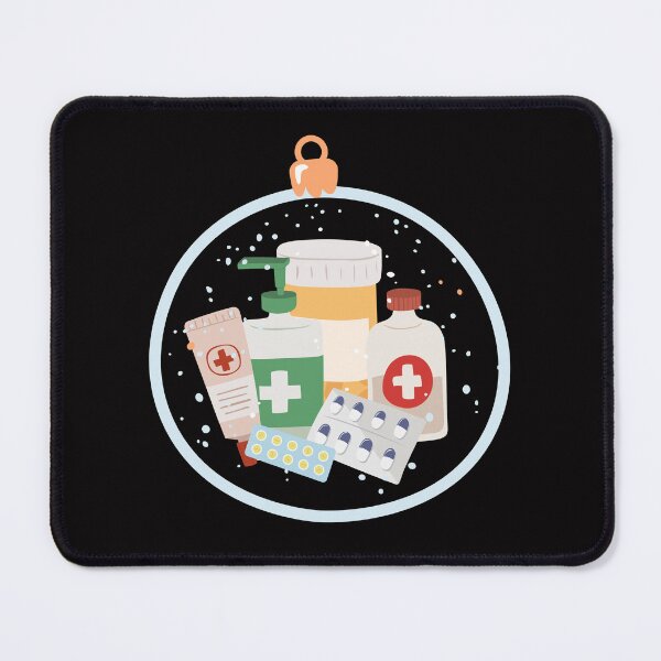 Item preview, Pharmacy Christmas snow glob designed and sold by AnulaArt.