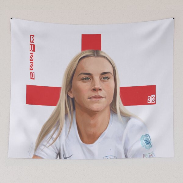 Item preview, Alessia Russo (England Background) designed and sold by brainbag.