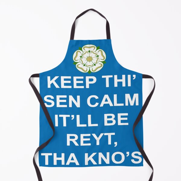 Item preview, Keep Thi Sen Calm Itll Be Reyt Tha Knos White Text designed and sold by taiche.
