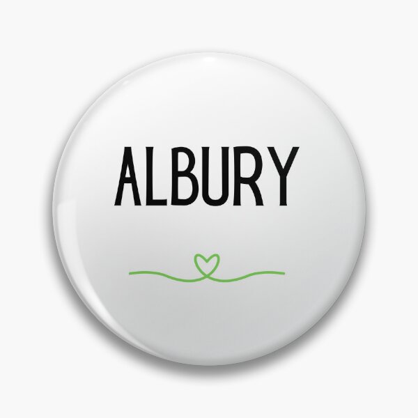 Item preview, Albury – Show Your Love with a Green Heart - That Surrey Life designed and sold by ThatSurreyLife.