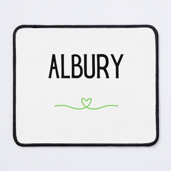 Item preview, Albury – Show Your Love with a Green Heart - That Surrey Life designed and sold by ThatSurreyLife.