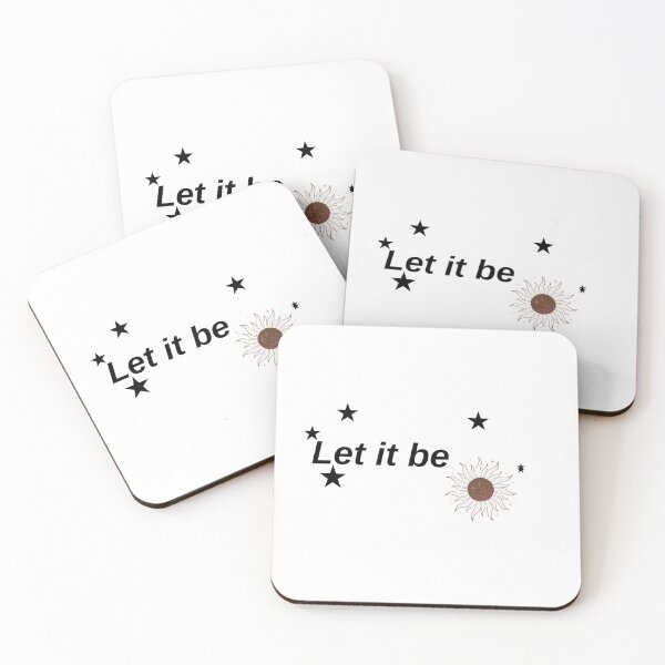 Item preview, "Let it Be - Minimalist Motivational Message" designed and sold by Selinepop.