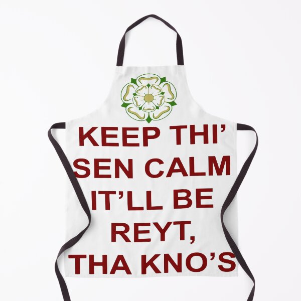 Item preview, Keep Thi Sen Calm Itll Be Reyt Tha Knos Red Text designed and sold by taiche.