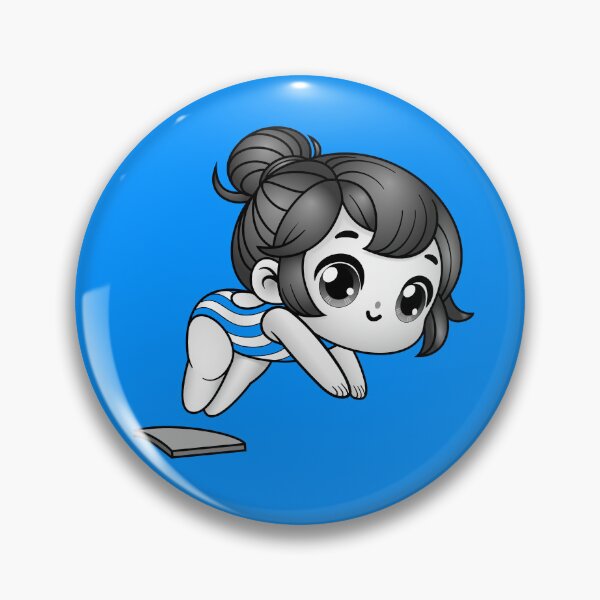 Item preview, Girl Competitive Springboard Diver designed and sold by ITSAGIRLSWORLD2.