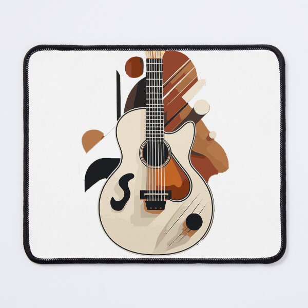 Item preview, Geometric Guitar – Minimalist Musical Instrument Design designed and sold by BysonDesigns.
