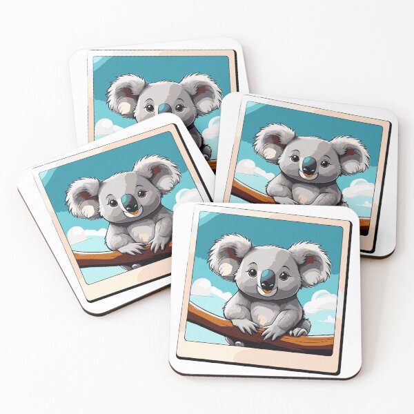 Item preview, Cute koala in cartoon style with simple frame designed and sold by BysonDesigns.