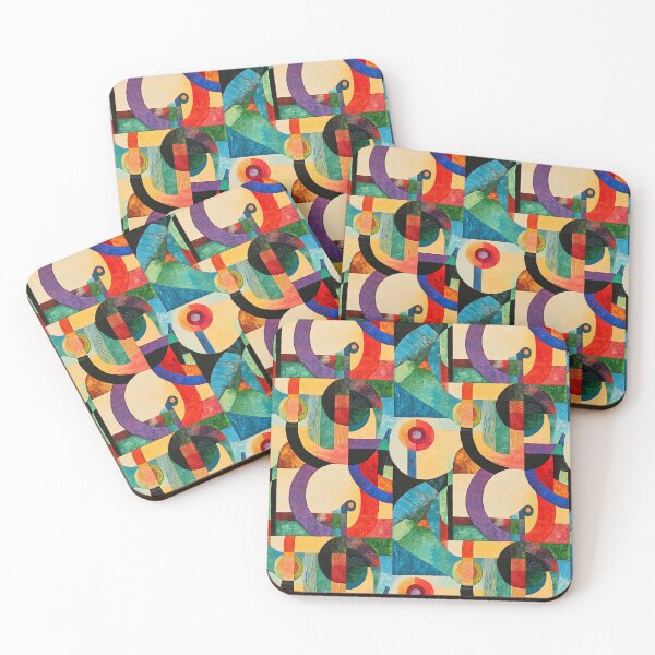 Item preview, Between Curves and Angles: Abstractions designed and sold by MidArtForge.