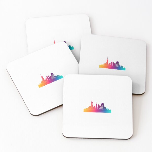 Item preview, Modern iconic city logo on white background, created  designed and sold by MiraCleAI.
