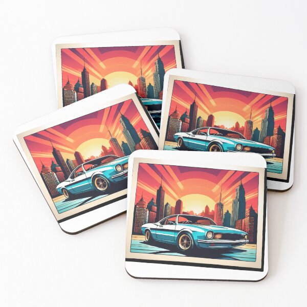 Item preview, Cartoon car in simple frame – Modern design designed and sold by BysonDesigns.