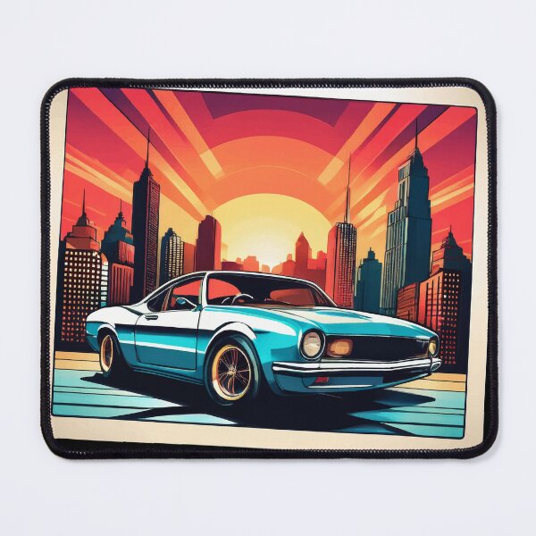 Item preview, Cartoon car in simple frame – Modern design designed and sold by BysonDesigns.
