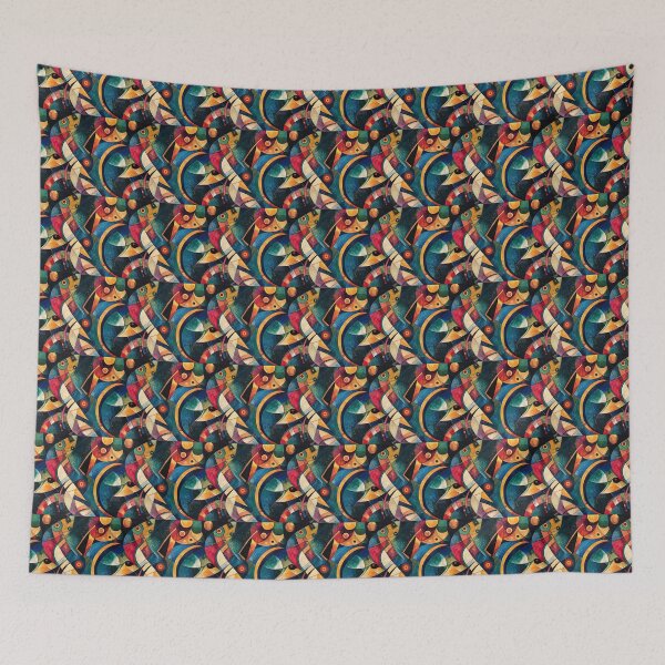Item preview, Between Curves and Angles: Abstractions designed and sold by MidArtForge.