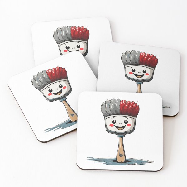 Item preview, Funny brush with splash of paint designed and sold by BysonDesigns.