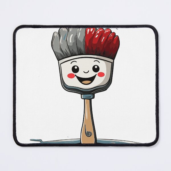 Item preview, Funny brush with splash of paint designed and sold by BysonDesigns.