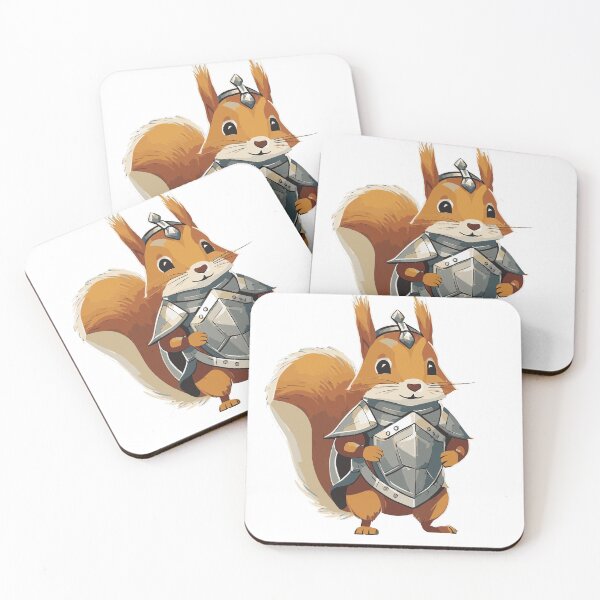 Item preview, Squirrel Knight – Brave Forest Knight designed and sold by BysonDesigns.