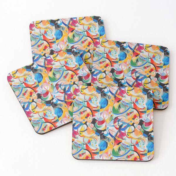 Item preview, Between Curves and Angles: Abstractions designed and sold by MidArtForge.