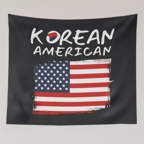 Item preview, Korean American Patriotic Flag designed and sold by HowToCanadian.