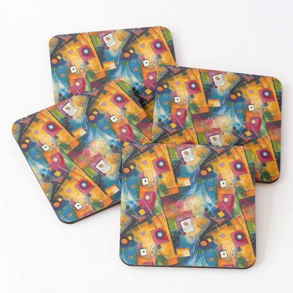 Item preview, Between Curves and Angles: Abstractions designed and sold by MidArtForge.