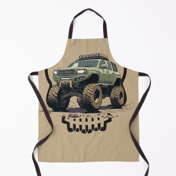 Item preview, Monster truck army green designed and sold by undsund.