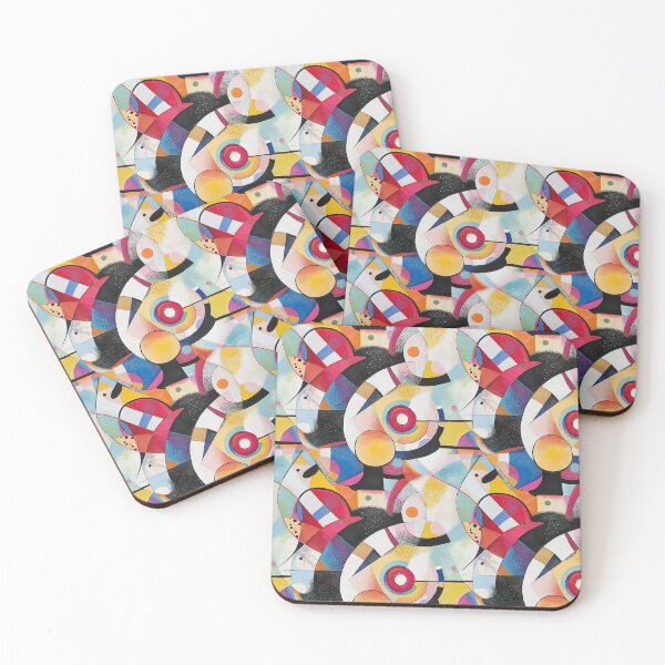 Item preview, Between Curves and Angles: Abstractions designed and sold by MidArtForge.